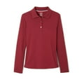 thumbnail image 2 of French Toast Girls Long Sleeve Interlock Polo, 2 of 6