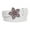 White, variant on 1 1/2" Women's Snap On Five Leaved  Rhinestone Floral Fashion Belt Multi-Color Options