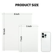 MaxGear Canvases for Painting 5x7, 12 Pack Painting Canvas Panels, 100% Cotton Blank Flat