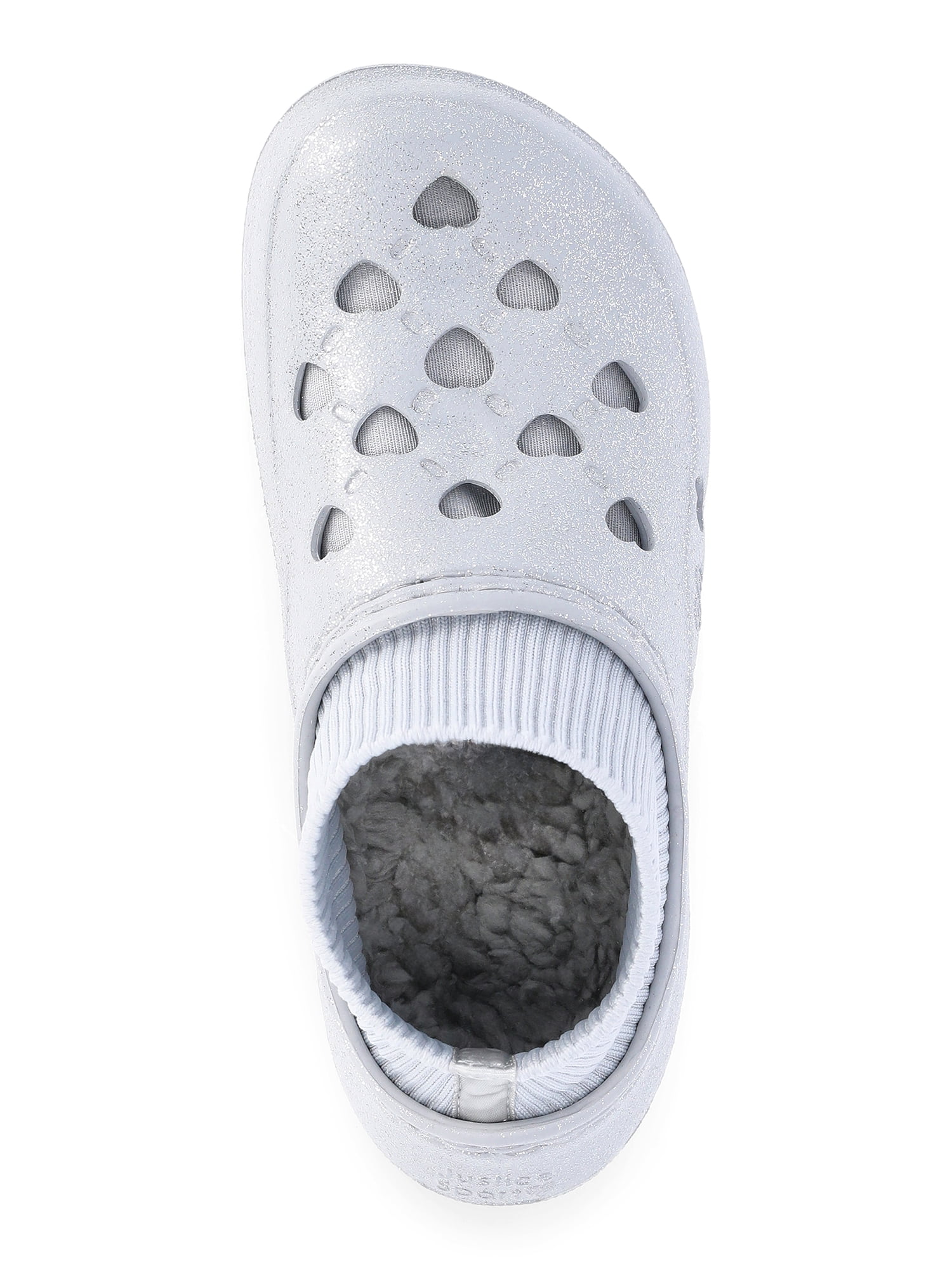 Justice Little & Big Girl Glitter Sock Clog