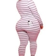 thumbnail image 1 of CNKOO Body à Manches Longues et Col Boutonné pour Femmes Rose S, 1 of 4