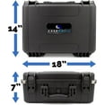 thumbnail image 6 of CASEMATIX Hard Shell Wine Suitcase for 3 Bottles - Waterproof Wine Luggage with Custom Foam Protection, 6 of 9