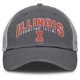 thumbnail image 2 of Men's Fanatics Charcoal Illinois Fighting Illini Ionic Trucker Adjustable Hat, 2 of 4