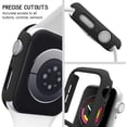 thumbnail image 3 of 2 Pack Compatible pour Boîtier de Montre Apple 38mm [Sans Protecteur d'Écran] Série 3 2 1, Cadre de Protection de Boîtier de Protection de Pare-Chocs de PC Dur Compatible pour iWatch 38mm, Rouge cola, 3 of 5