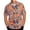 A Orange, variant on Big and Tall Mens Shirts Short Sleeves Clearance Men's Hawaiian Print Lapel Short Sleeve Shirt