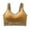 Yellow, variant on Utoimkio Sports Bras for Women 1 Pieces Bra for Women Girls V Neck Cami Vest Padded Seamless No Underwire Straps Sleeping Bras Push Up Tank Tops Underwear