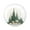 A Circle Surrounded By Rocks, variant on Round Placemat Heat Resistant & Wrinkle-Free Dining Table Decor Placemat For Home & Weddings A Forest Of Pine Trees