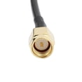 thumbnail image 3 of 2 Pcs Adaptador conector RP-SMA macho a SMA macho RG174 cable coaxial para televisión satelital negro de 6 m, 3 of 4