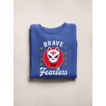 thumbnail image 3 of Fox Mask Brave Fearless Sweatshirt Women -Image by Shutterstock, Female Large, 3 of 4