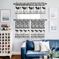 thumbnail image 2 of Black Plaid Farmhouse Kitchen Curtains Sets for Windows 36 Inch Length, Watercolor Cute Country Cow Checkered Rod Pocket Window Treatments Tier Curtains and Valances Set for Bedroom/Bathroom, 2 of 8