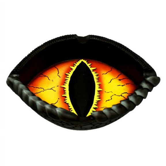 Dragon Eye Polyresin Ashtray - 5.3"x4"
