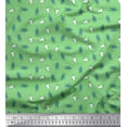 thumbnail image 1 of Soimoi Poly Georgette Fabric Brush Stroke & Salt Bottle Cartoon Printed Fabric 1 Yard 52 Inch Wide, 1 of 3