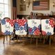 thumbnail image 4 of YiJuHui Independence Day Chair Covers Set of 4, Patriotic Chair Back Covers for Dining Room, Kitchen, Party Decor, Memorial Day 4th of July Decorations, Chair Slipcovers for Home Holiday Party, 4 of 6