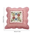 thumbnail image 3 of 17.72x17.72in Cottons Floral Farmhouses Throw Pillow Cover Vintage Botanical Cushion Case With Hidden Zipper Easys Install For Sofa Couch Bedroom, 3 of 6