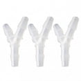 thumbnail image 2 of 3 Piece Equal Diameter Y-piece Silicone Hose Tee Fitting, 2 of 5