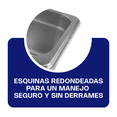 thumbnail image 4 of Inserto de acero inoxidable, tamaño medio (32.5 x 26.5 cm), altura 6 pulgadas. INAM-6 Rhino Outdoors Caledonia INAM-6, 4 of 5