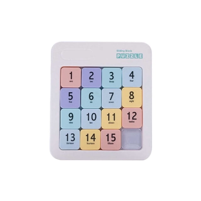 TIELUTT Sliding Puzzle Toy Educational Brain Teaser Game For Kids Ages 5 and Up Learning Activity Keyboard Poppet Game for Kids 2 Computer for Toddlers 4 Years Old Kids Building Beehive Game for Kids