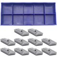 thumbnail image 1 of 10Pcs KNUX 160405R Inserts Carbure Fraiseuse Insert pour l'Usinage de l'Acier, 1 of 12