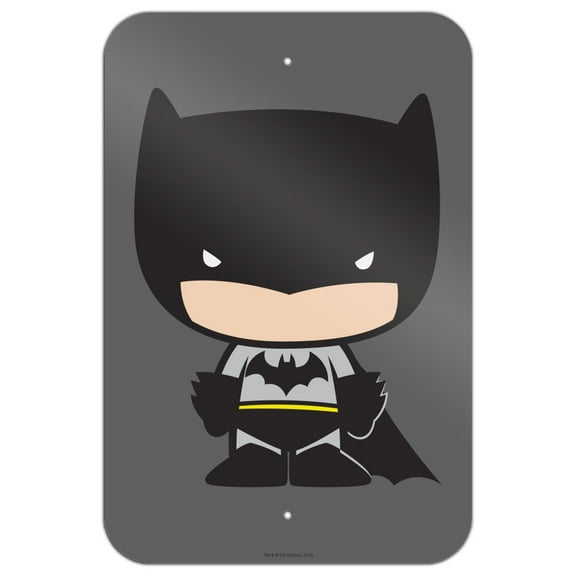 Batman Cute Chibi Character Home Business Office Sign