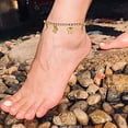 thumbnail image 2 of PONPRNGY Rhinestone Chain Anklet, Crystal Pendant Anklets, Bikini Foot Chain, Crystal Armlet, Rhinestone Leg Bracelet Jewelry Valentine's Day Gift, 2 of 2