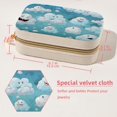 thumbnail image 5 of Cloud Velvet Portable Storage Box with Removable Compartment – Gift-Ready, Earring Holder Jewelry Box and Jewelry Organizer, 5 of 7