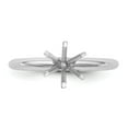 thumbnail image 4 of Platinum 1/3ct. Heavy-Weight Classic Dome 6-Prong Solitaire with CZ Cubic Zirconia Size 8.5, 4 of 8