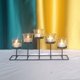 thumbnail image 3 of Candelabro Adorno Geométrico Estilo Nórdico Decoración del Hogar Regalos Exhibición de Velas Negro, 3 of 8