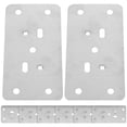 thumbnail image 4 of 8pcs Door Reinforcement Plate Back Deadbolt Cover Door Strike Plate Filler, 4 of 8