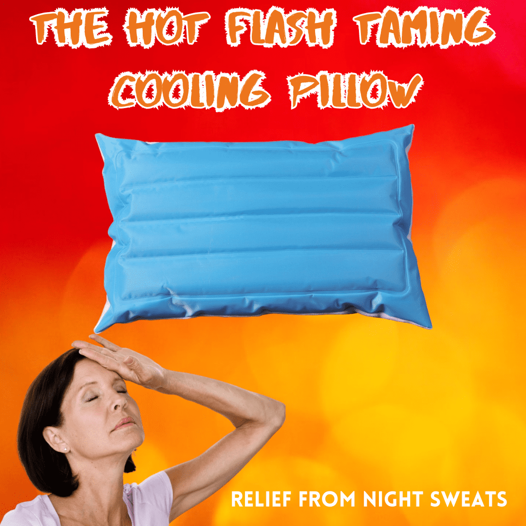 TV Direct The Hot Flash Taming Cooling Pillow Promote Better Sleep Quality Blue Standard Pillow