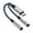 Grey, variant on USB C to Double 3.5mm Sound Cable Headphone Female Car Auxiliary Cable Type C Cord Heavy Duty Stereo Adapter