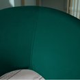 thumbnail image 3 of iooHug Modern Silky Velvet Upholstered Accent Chair with Metal Sled Base.(Green), 3 of 7