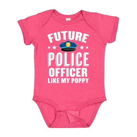 

Inktastic Future Police Officer Like My Poppy Gift Baby Boy or Baby Girl Bodysuit