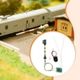 thumbnail image 6 of Model Railroad Signal Block Train Crossing Lights LED Multi Color HO Scale for Micro Scene Miniature Railway Setup, 6 of 9