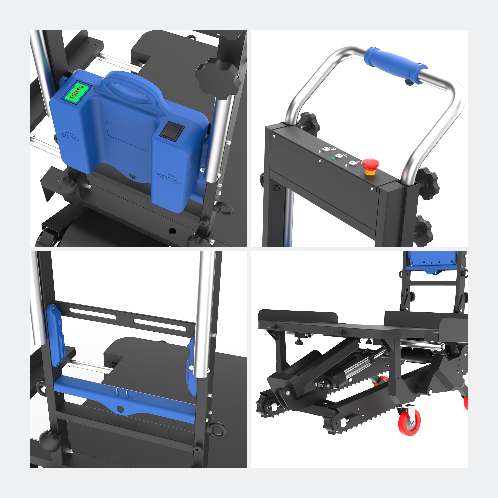 Electric Stair Climber Dolly 551 lbs Self-Balancing Stair Climbing Hand Truck CT250S