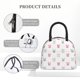thumbnail image 4 of Disketp Girl Rabbit Bolsa Térmica para Almuerzo, Lonchera con Abertura Amplia y Gran Capacidad, Organizador Reutilizable para Mujeres, Hombres y Adultos, 4 of 6
