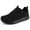Black, variant on X STQ Walking Shoes for Women Wide Toe Box Sneakers Breathable Orthopedic Swollen Feet Diabetic Shoe Gym Workout Plantar Fasciitis Running Tennis Athletic with Adjustable Lace-up Navy 9