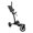 Black/Red, variant on Axglo V3 Golf Push Cart - 3-Wheel - Foldable & Superior Maneuverability - Grey/Grey