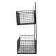thumbnail image 5 of GOOHOCHY 1 estante de baño sin perforaciones, estante de almacenamiento de hierro para baño, inodoro, cocina, montado en la pared, 5 of 8