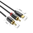 thumbnail image 4 of Adaptador USB Ty Cable Baoblaze para Optischer Audio-Stecker Cable para Smartphones 1M 50CM, 4 of 7