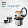 thumbnail image 5 of AROMA® Professional 20-Cup (Cooked) / 5Qt. Digital Rice & Grain Multicooker, New, ARC-5000SB, 5 of 6