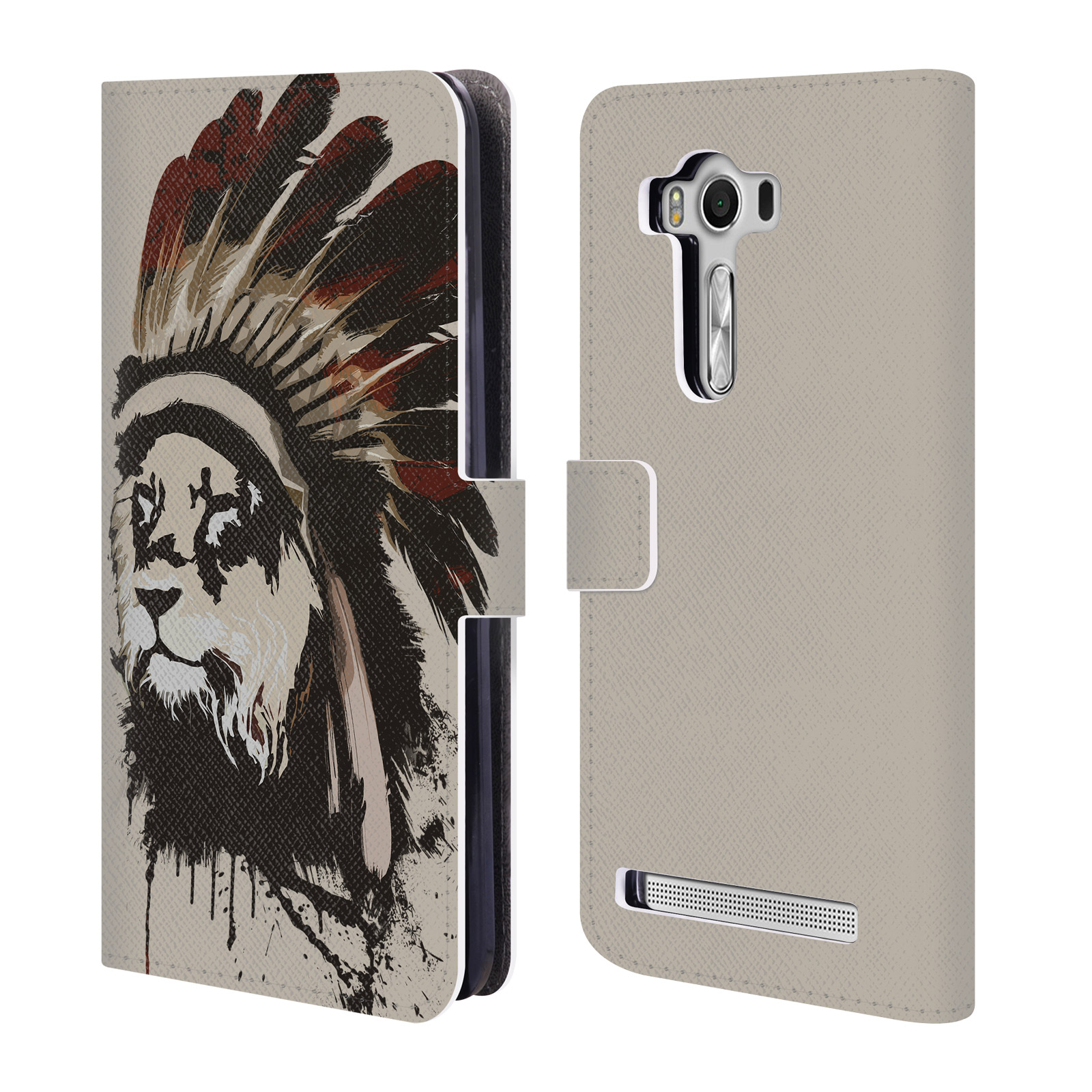 OFFICIAL ALYN SPILLER ANIMAL ART LEATHER BOOK WALLET CASE COVER FOR ASUS ZENFONE PHONES OFFICIAL ALYN SPILLER ANIMAL ART LEATHER BOOK WALLET CASE COVER FOR ASUS ZENFONE PHONES