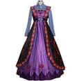 thumbnail image 2 of Women's Royal Winter Queen Dress - Elegant Storybook Gown with Shirt, Overdress & Belt, 2 of 7