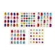 thumbnail image 2 of 10 Sheets Self Adhesive Rhinestone Acrylic Decals DIY Stickers for Phone and Book, 2 of 2
