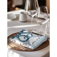 thumbnail image 6 of Coastal Octopus Cloth Napkins Set of 6 Reusable Dinner Napkins, Nautical Starfish Shell Jellyfish Anchor Cocktail Napkin Washable Table Napkins for Wedding/Holiday Party/Baby Shower 20"x20", 6 of 7