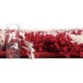 thumbnail image 3 of Rugs.com Moroccan Trellis Shag Collection Rug – 3' 3 x 16' 5 Runner Burgundy Red Shag Rug Perfect for Living Rooms, Large Dining Rooms, Open Floorplans, 3 of 5