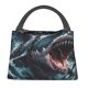 thumbnail image 1 of Easygdp Wave Chain Shark Bolsa de Almuerzo Insulada Reutilizable, Bolsa de Mano y Bandolera para Oficina, Trabajo, Viajes, 1 of 6