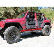 Rampage by RealTruck Tube Doors for Jeep Wrangler JL | Steel, Black | 7685 | Compatible with 2018 - 2024 Jeep Wrangler JL Unlimited 4-Door