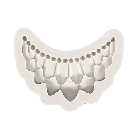 

Lacyie Vintage Leaf Skirt Fondant Silicone Mold for Cake Decoration