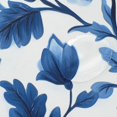 thumbnail image 4 of Yayeee Shower Curtain with Hooks 72"x72" Waterproof Fabric Bathroom Hanging Decor, Blue Floral Pattern, 4 of 5