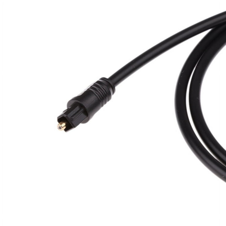 Cable 4,5m TosLink Audio Digital Óptico SPDIF Delgado - Negro